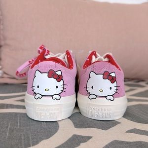 CONVERSE Hello Kitty one star suede PINK